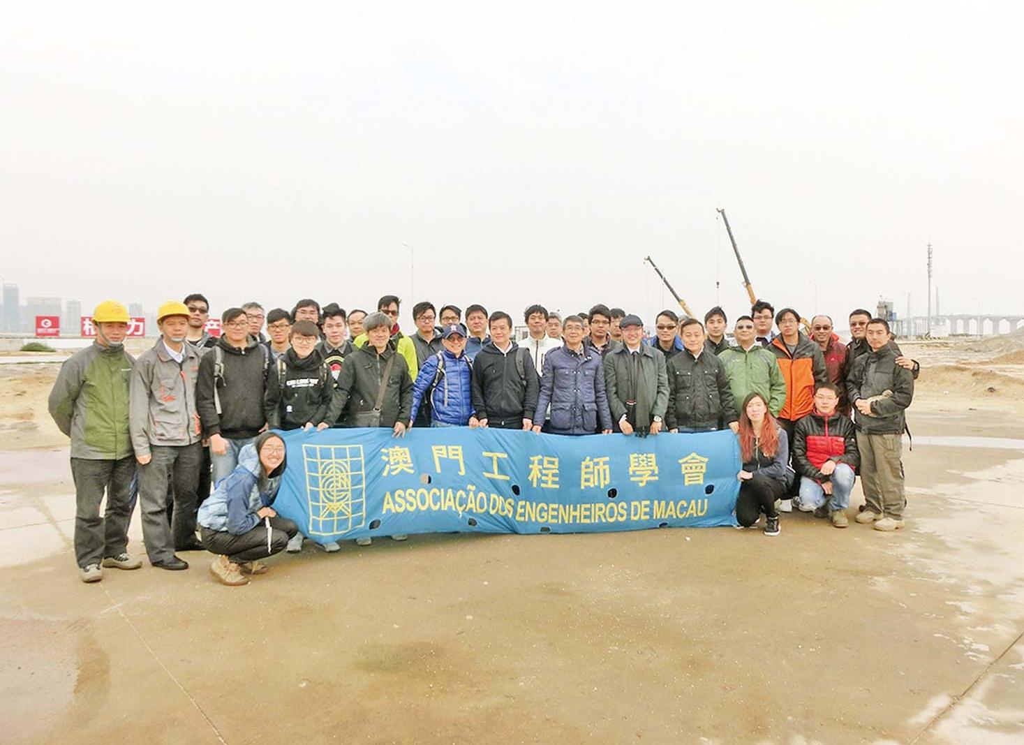 參觀港珠澳大橋珠海工地