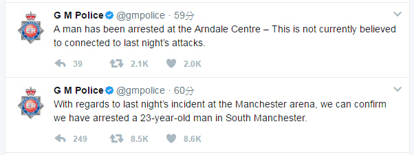 英警逮23歲男疑犯