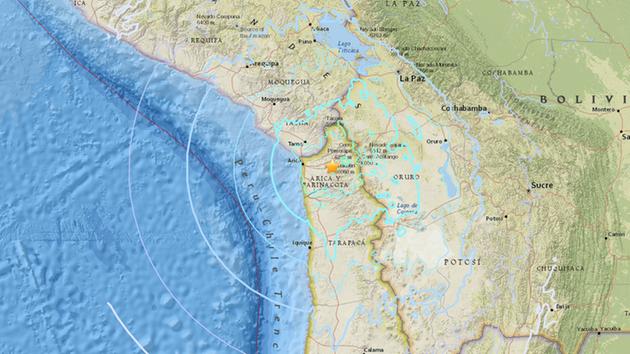 智利北部發生6.3級地震