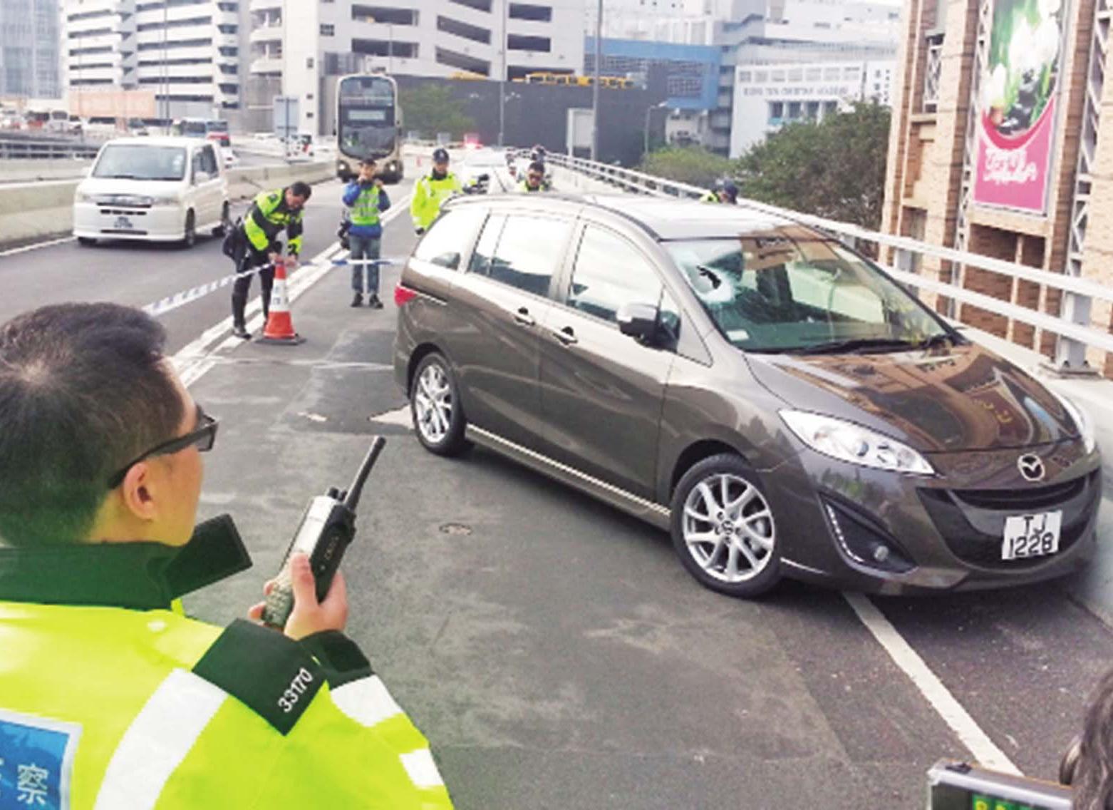 西九龍罕見車禍