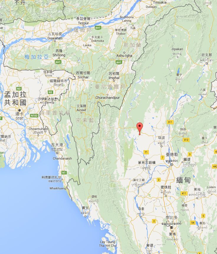 緬甸邊境發生7.5級地震