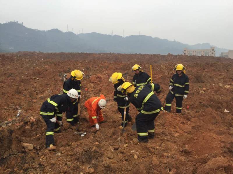 深圳山崩埋十萬平方米工業園