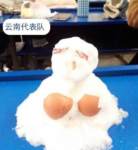 萌翻！網友發起最醜雪人比賽