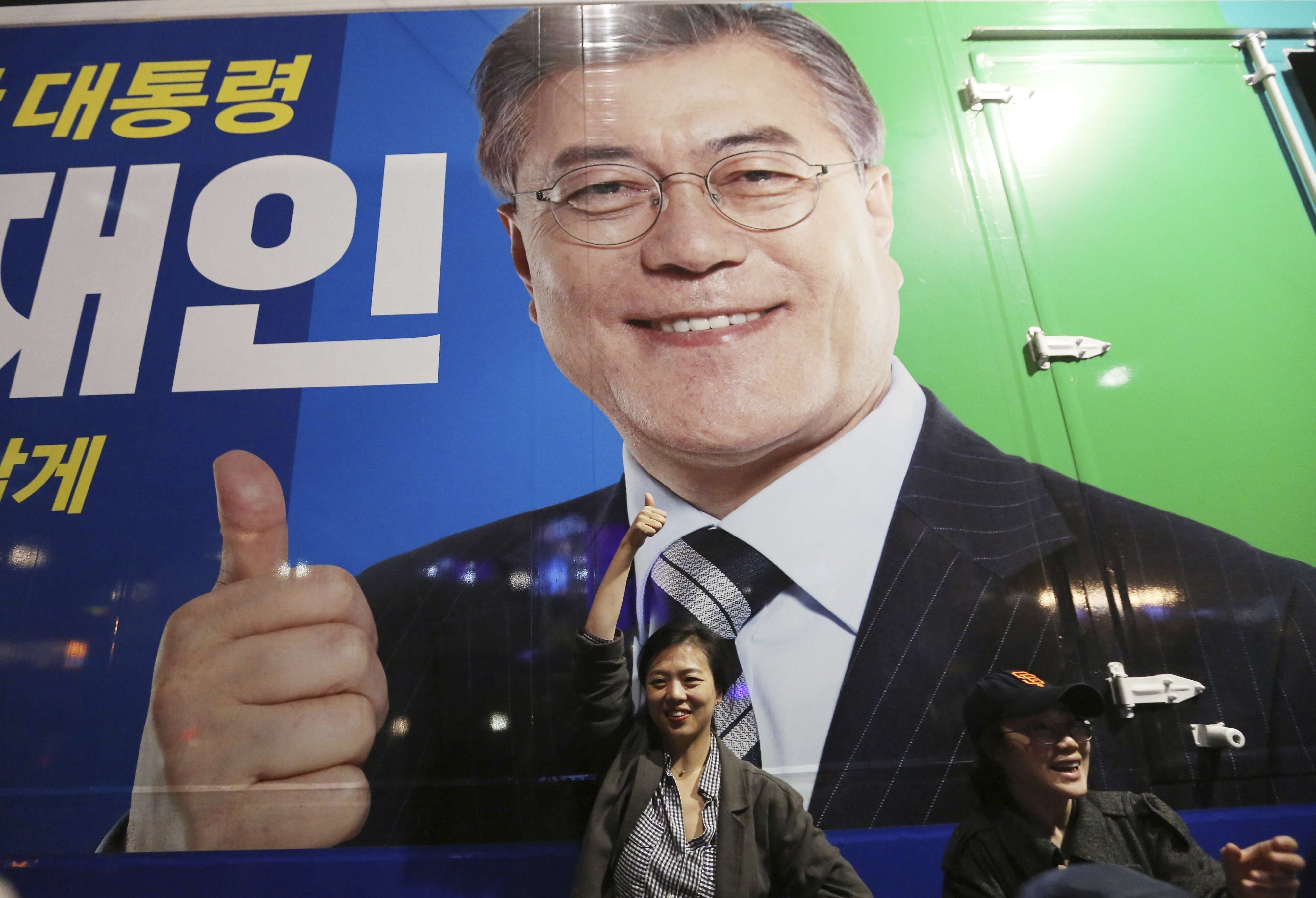 文在寅得票41%當選韓國總統
