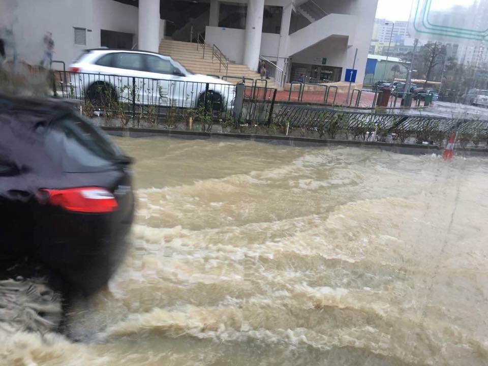 市民過馬路似過河