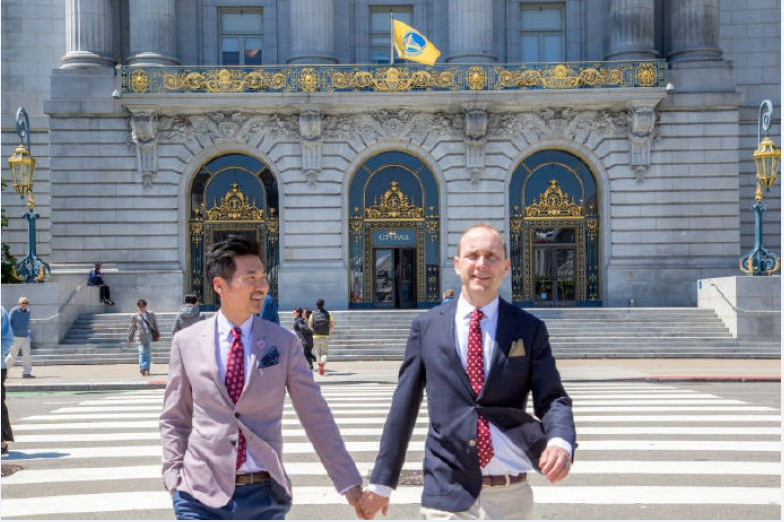 美駐滬總領事與同性伴侶成婚