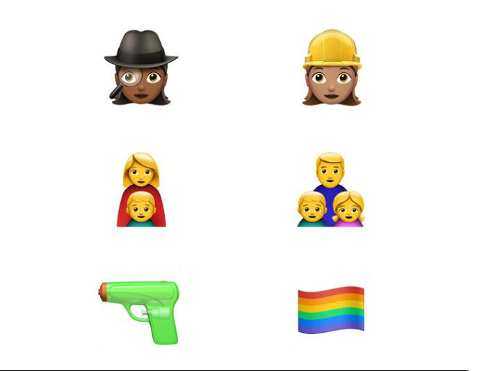 蘋果iOS10推出新版emoji　