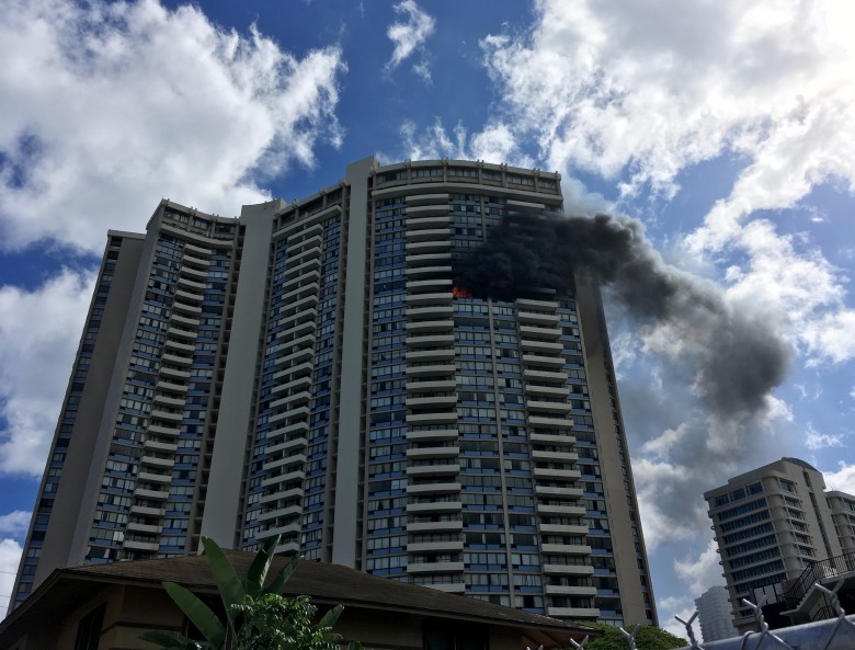 夏威夷高樓住宅大火三死12傷