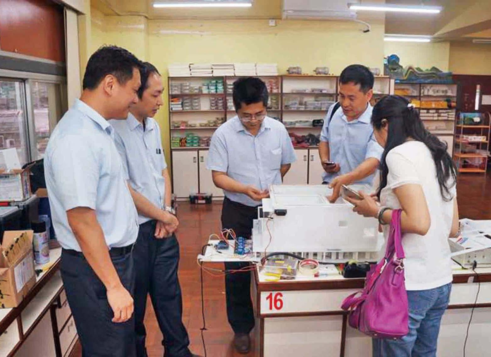 參訪澳工聯職中