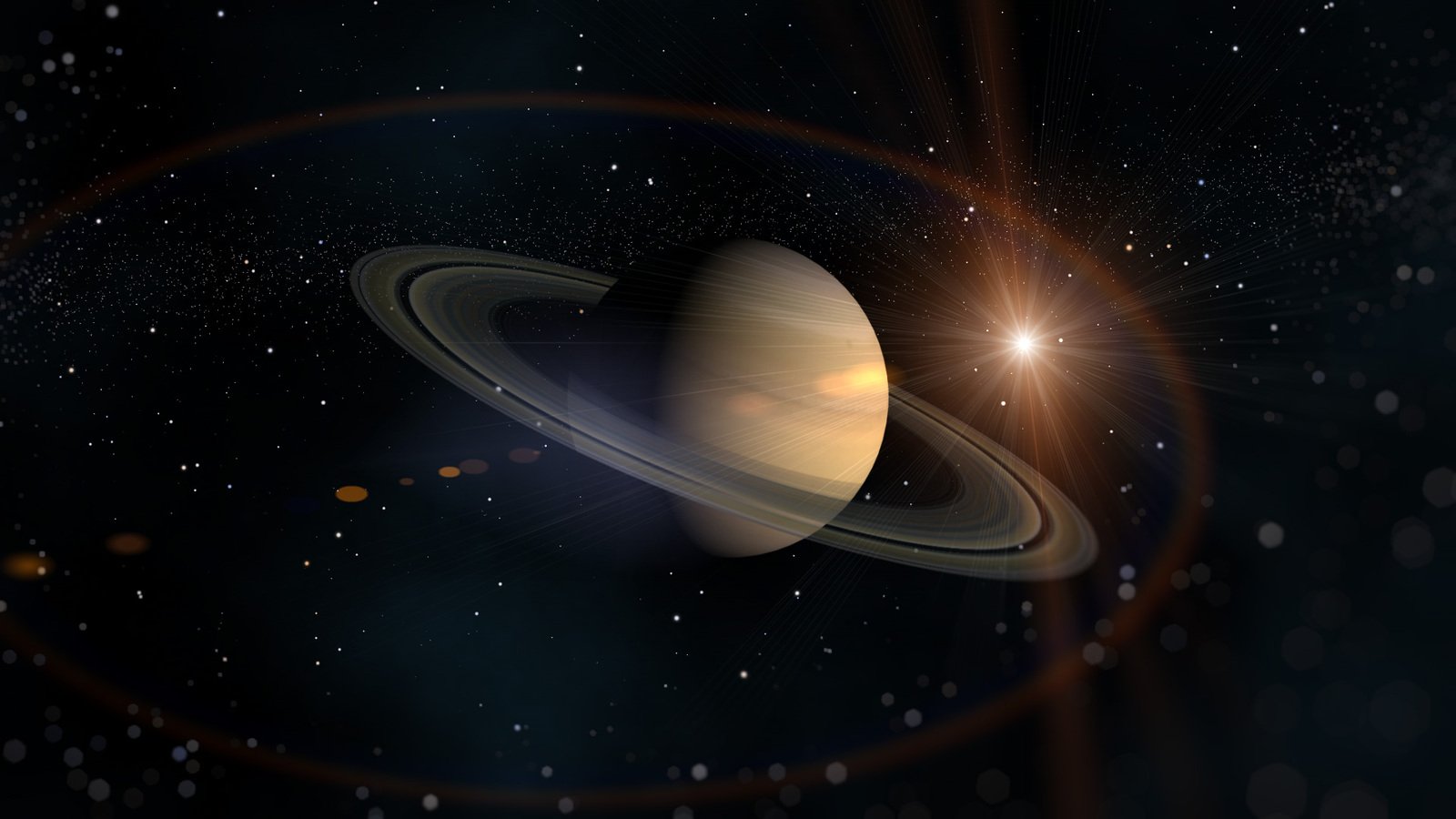 本月24日晚岀現「土星會彎月」