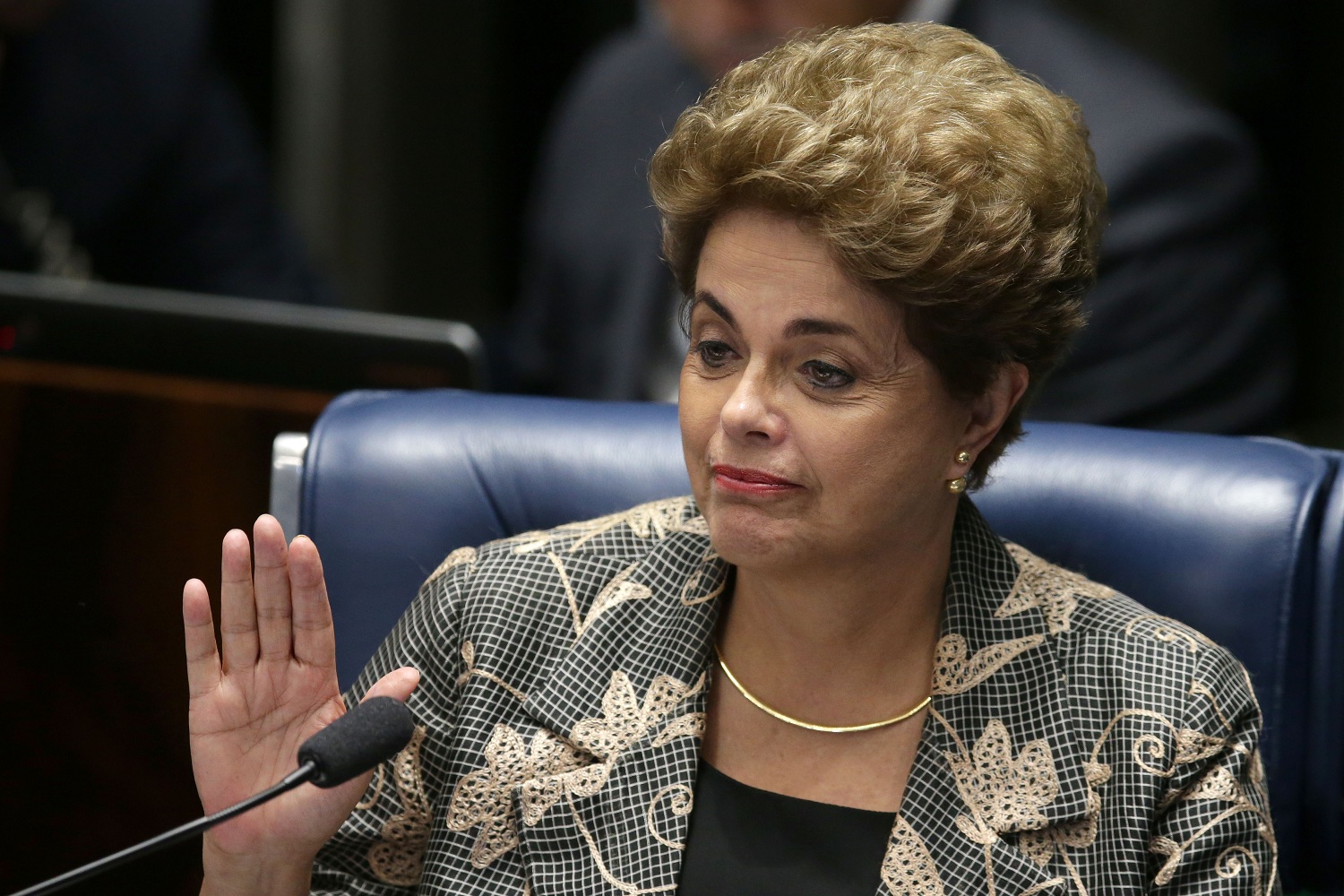 巴西總統羅塞夫出席彈劾案自辯