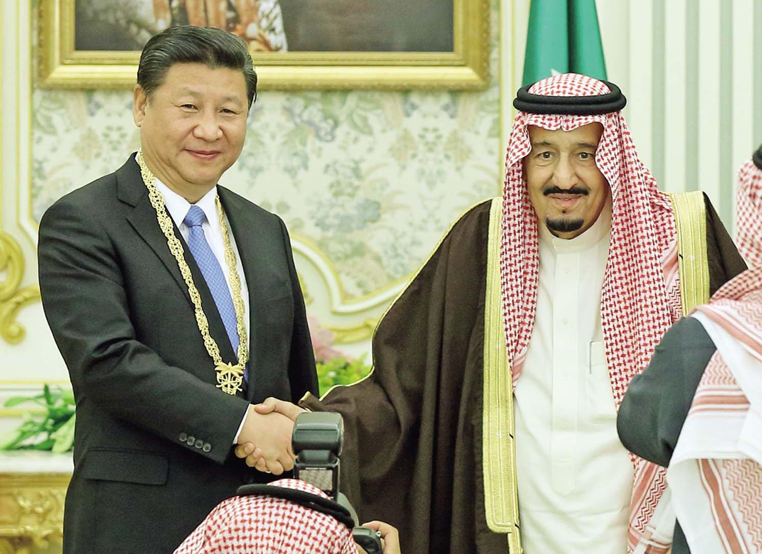 習近平與沙特國王會談