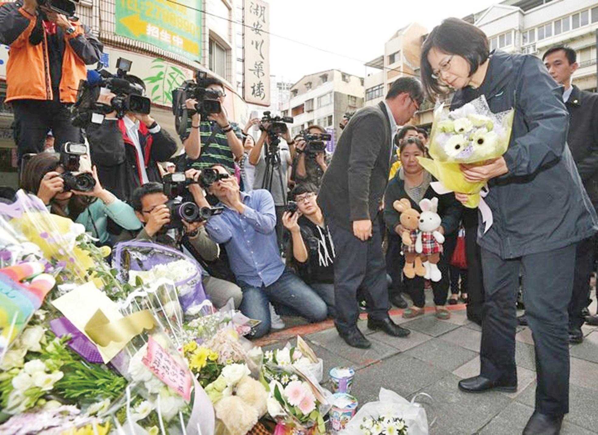 蔡英文：不會讓你白死