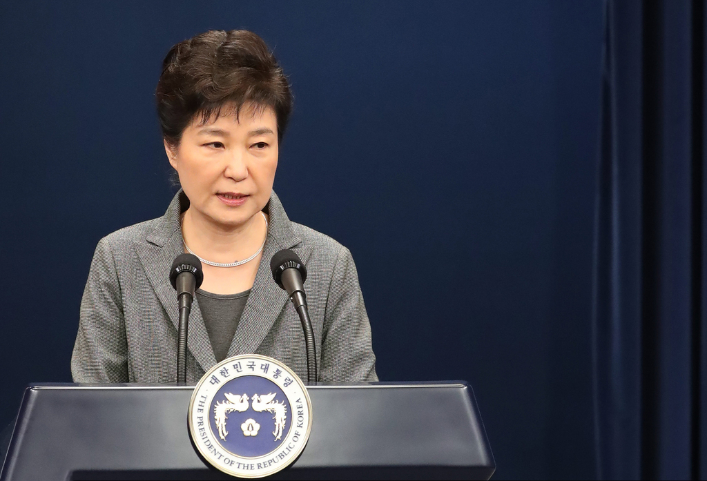 朴槿惠接受明年4月辭職提議
