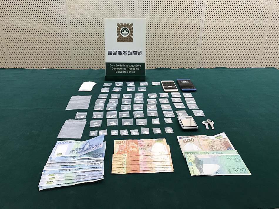 本澳夜場販毒斷正被捕