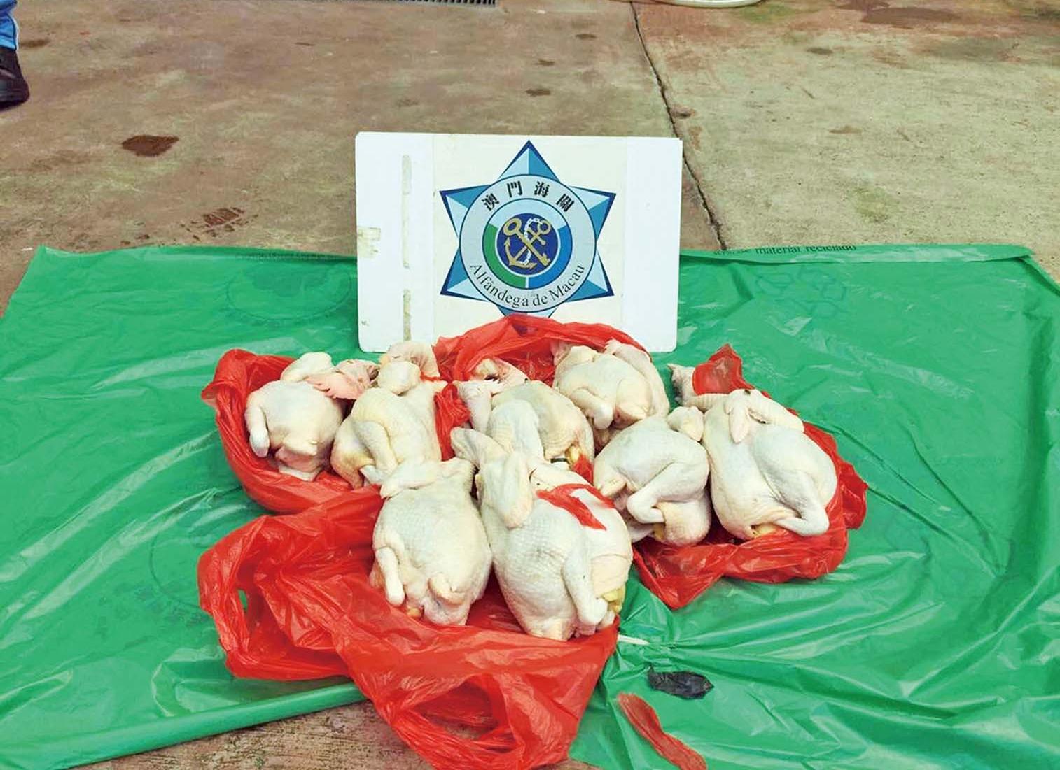 女子走私屠宰雞被查獲