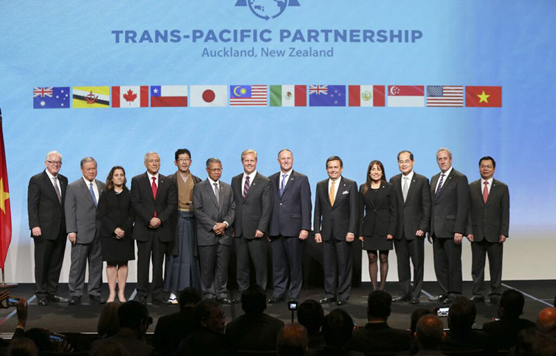 TPP成員國紐西蘭簽署協定
