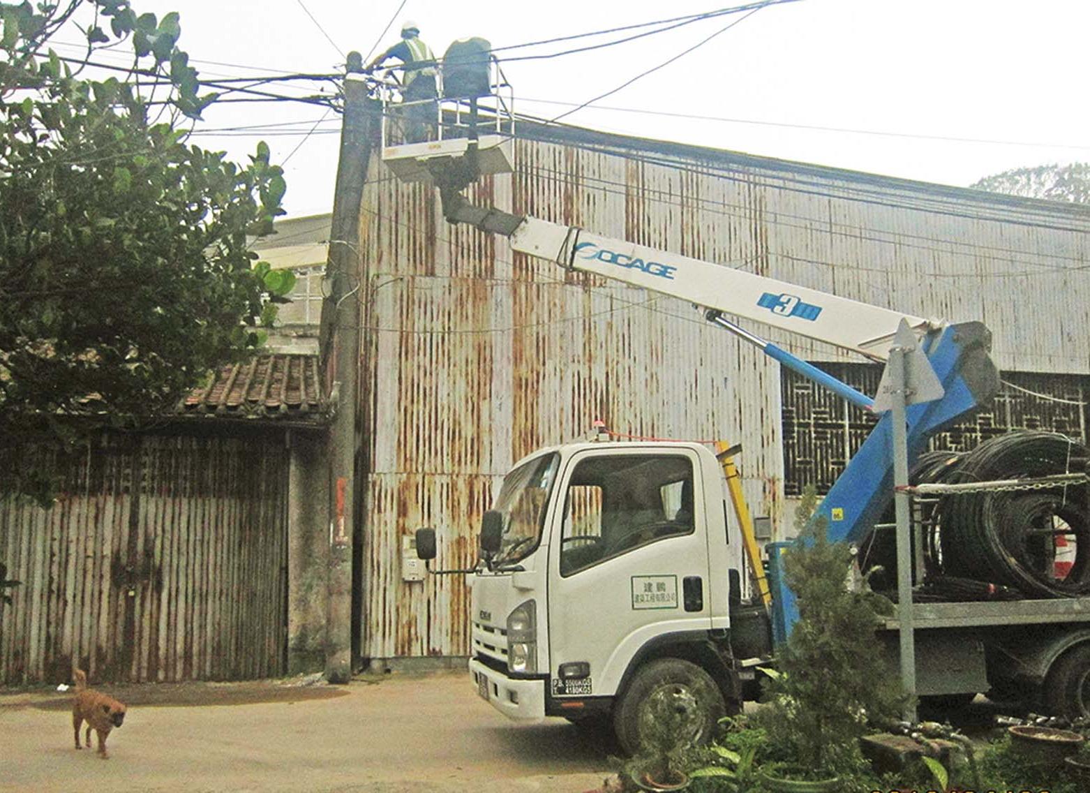 五戶相鄰木屋居民受影響