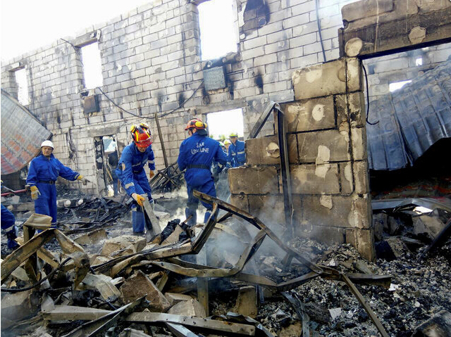 烏克蘭養老院起火17死