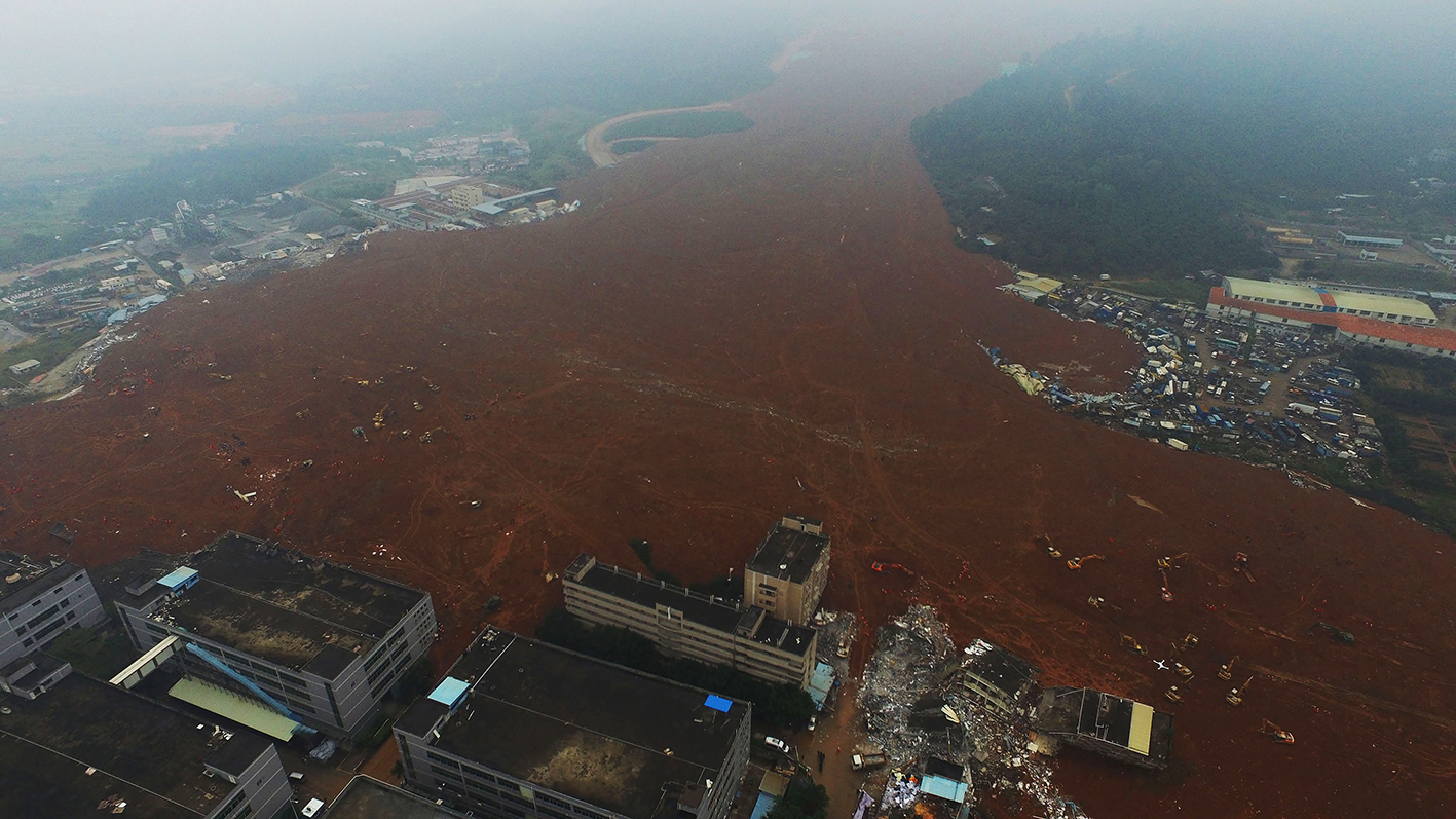 深圳山崩近百人仍被埋
