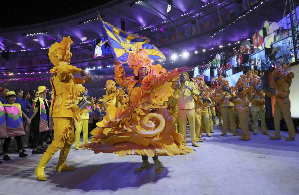 里約奧運會隆重揭幕