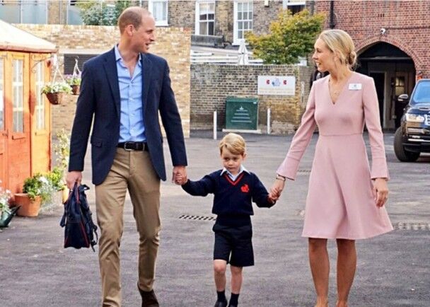喬治王子開學第一日無扭計