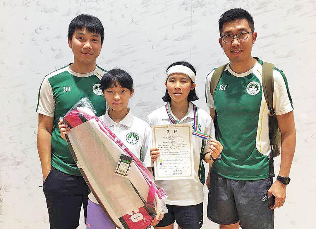 日本壁球賽奪亞