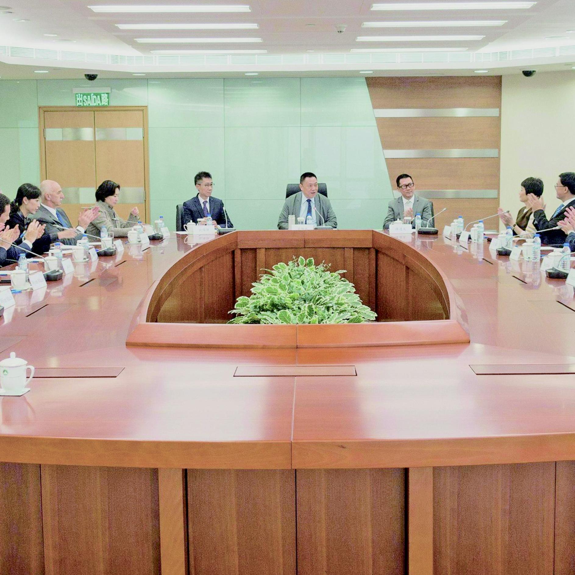 財爺晤六大博企代表