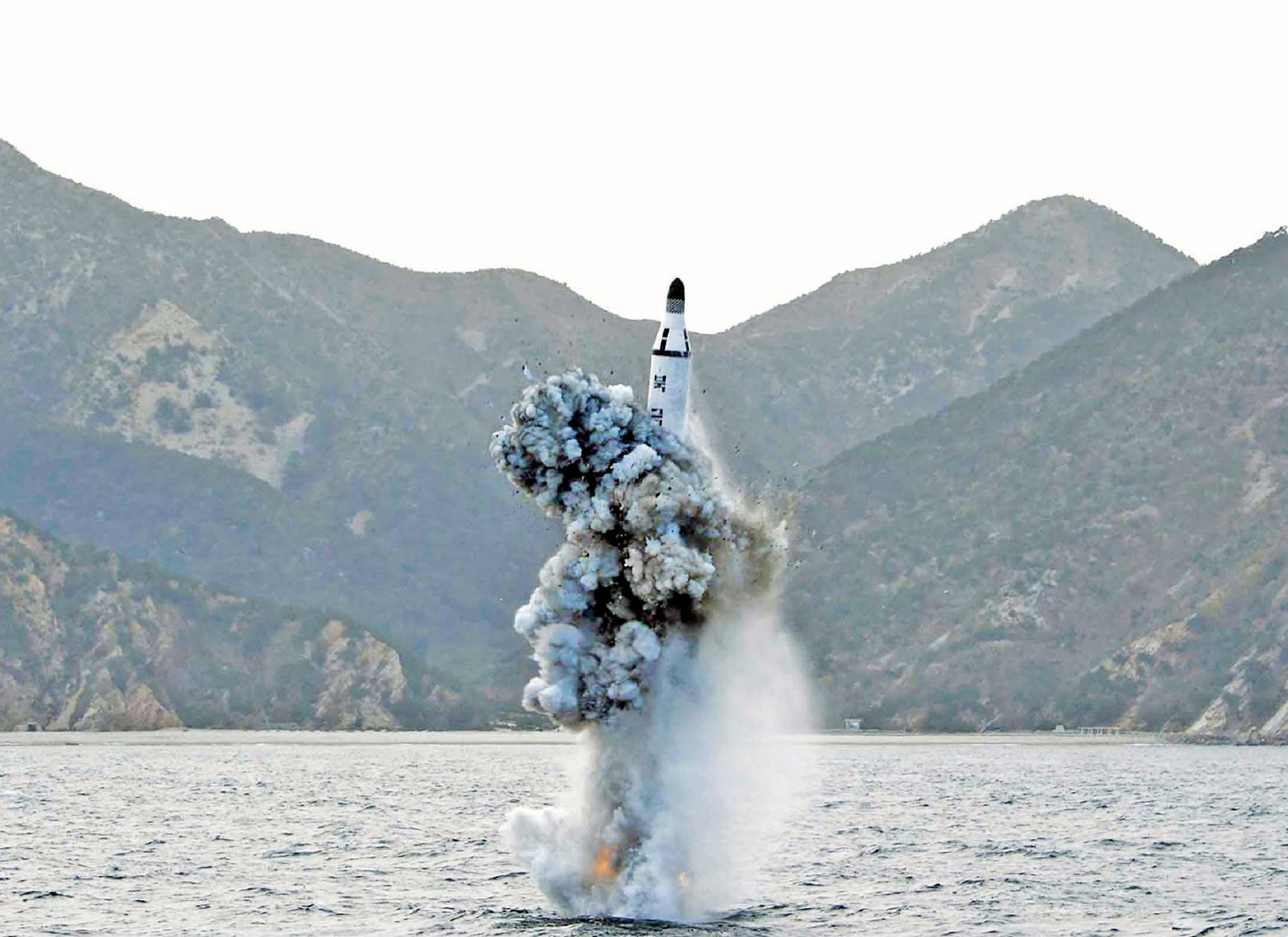 朝射飛彈落日本防識區