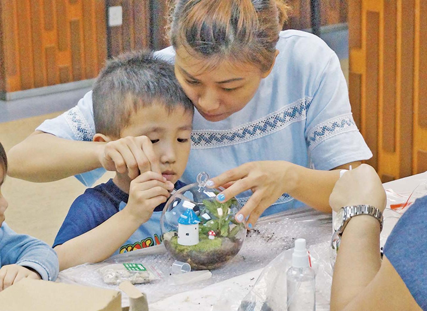 辦幸福家庭親子盆栽作坊