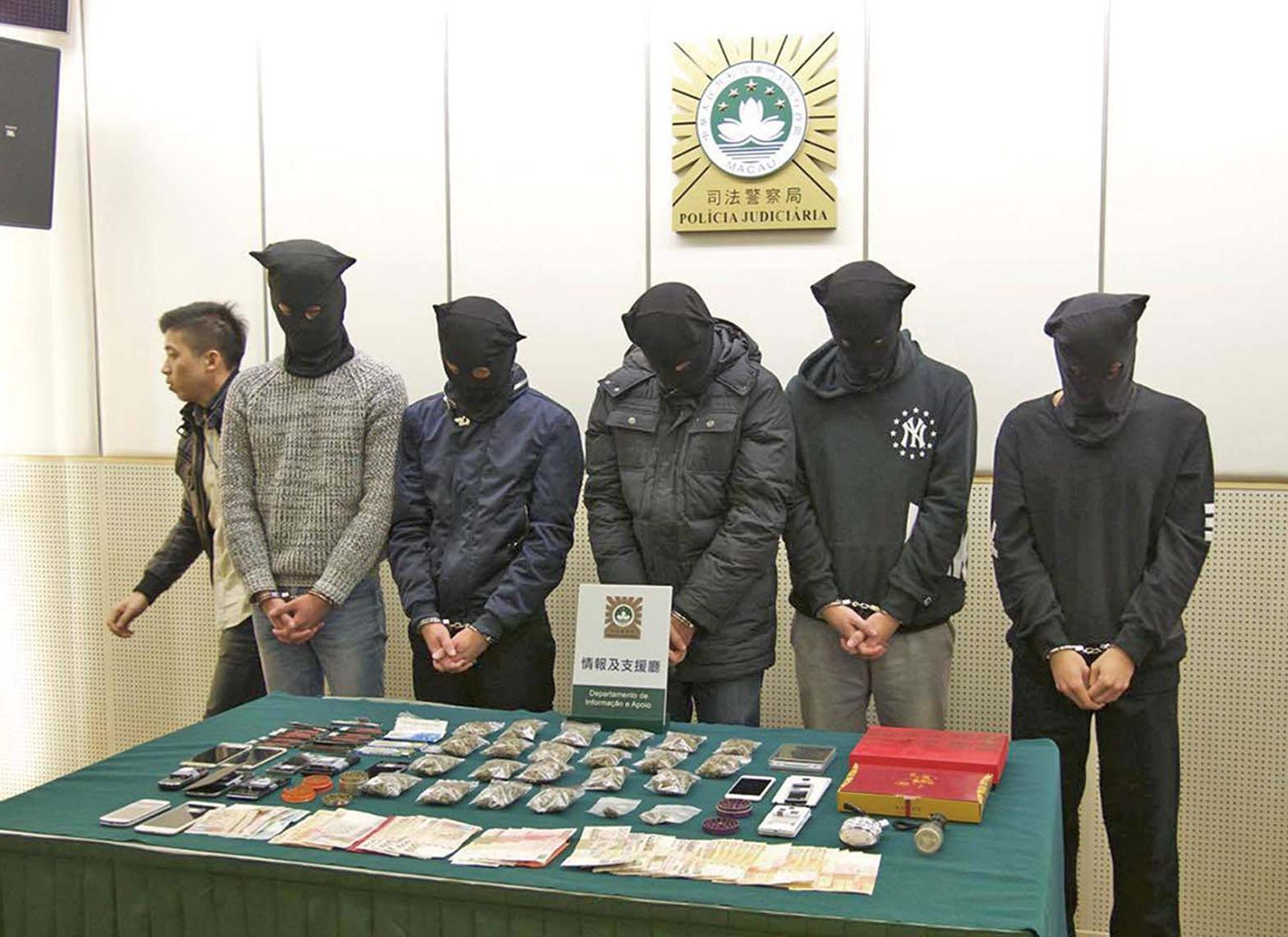 港澳五毒販落網