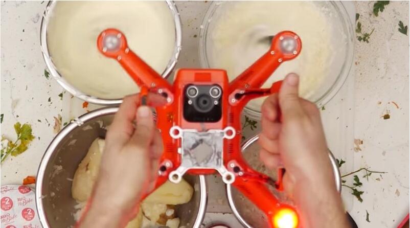 無人機變身料理神器
