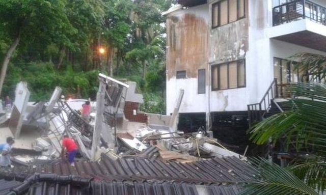 泰國酒店倒塌一死七人被困