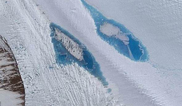 南極現逾8,000冰上湖