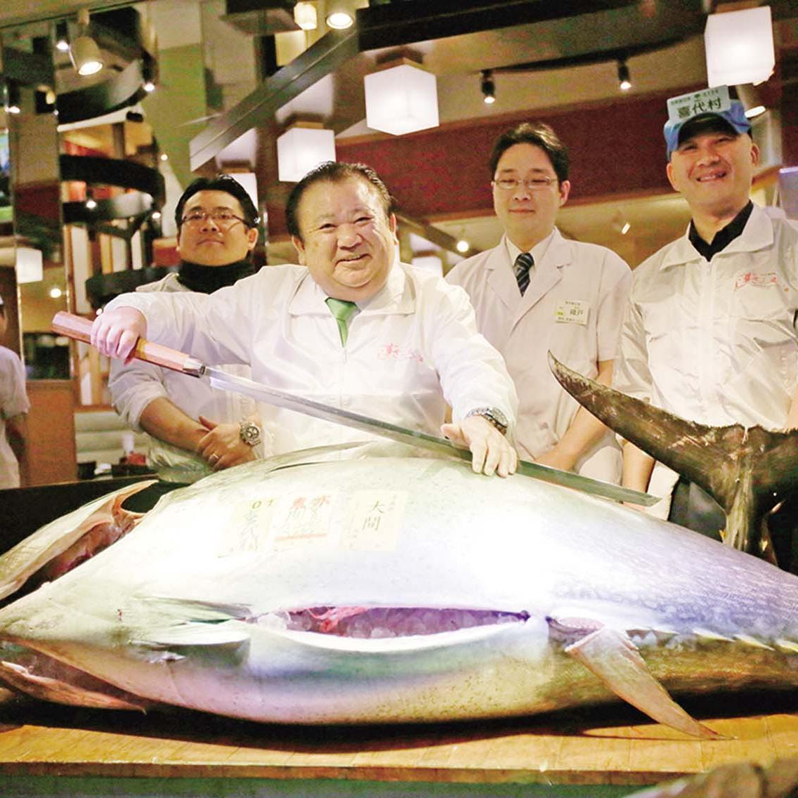 築地市場最後新年拍賣
