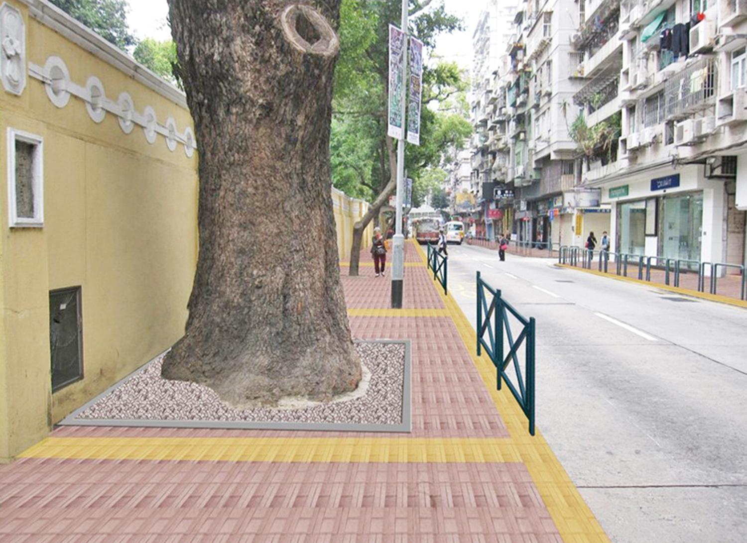 所涉及路面長度約200米