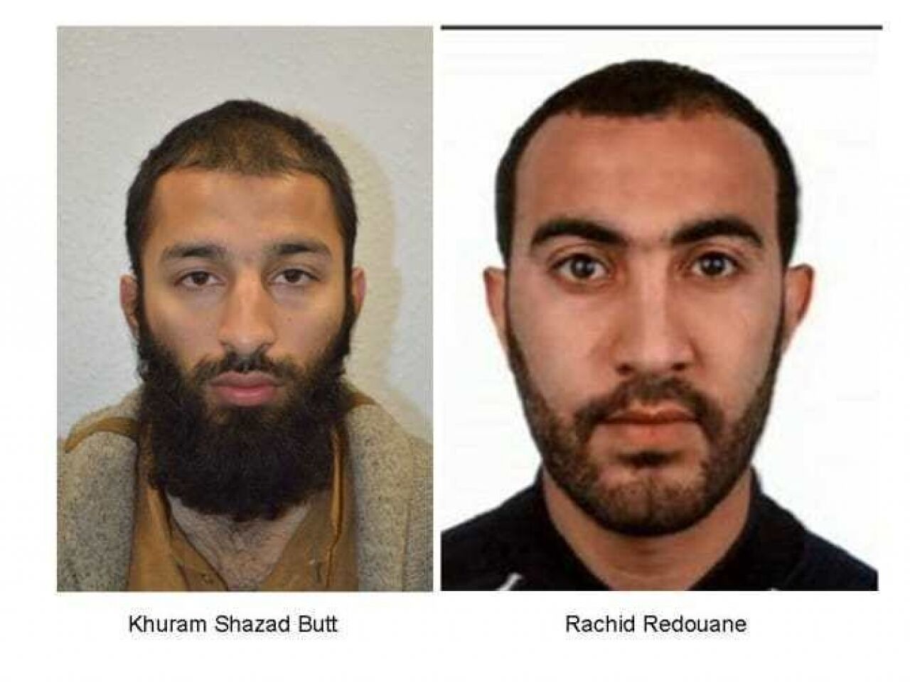 英國警方公布兩名疑兇身份