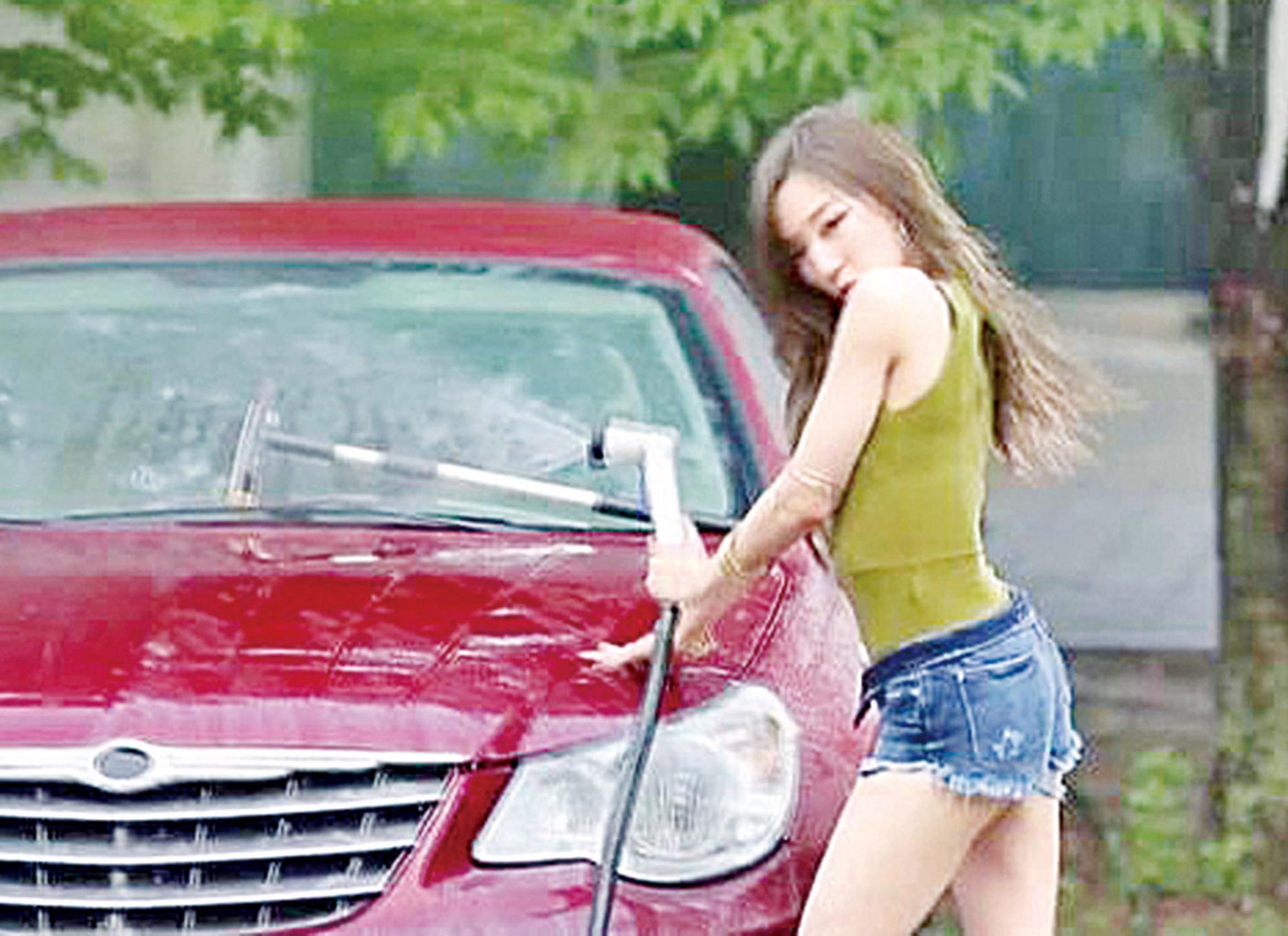 濕身洗車惹爭議