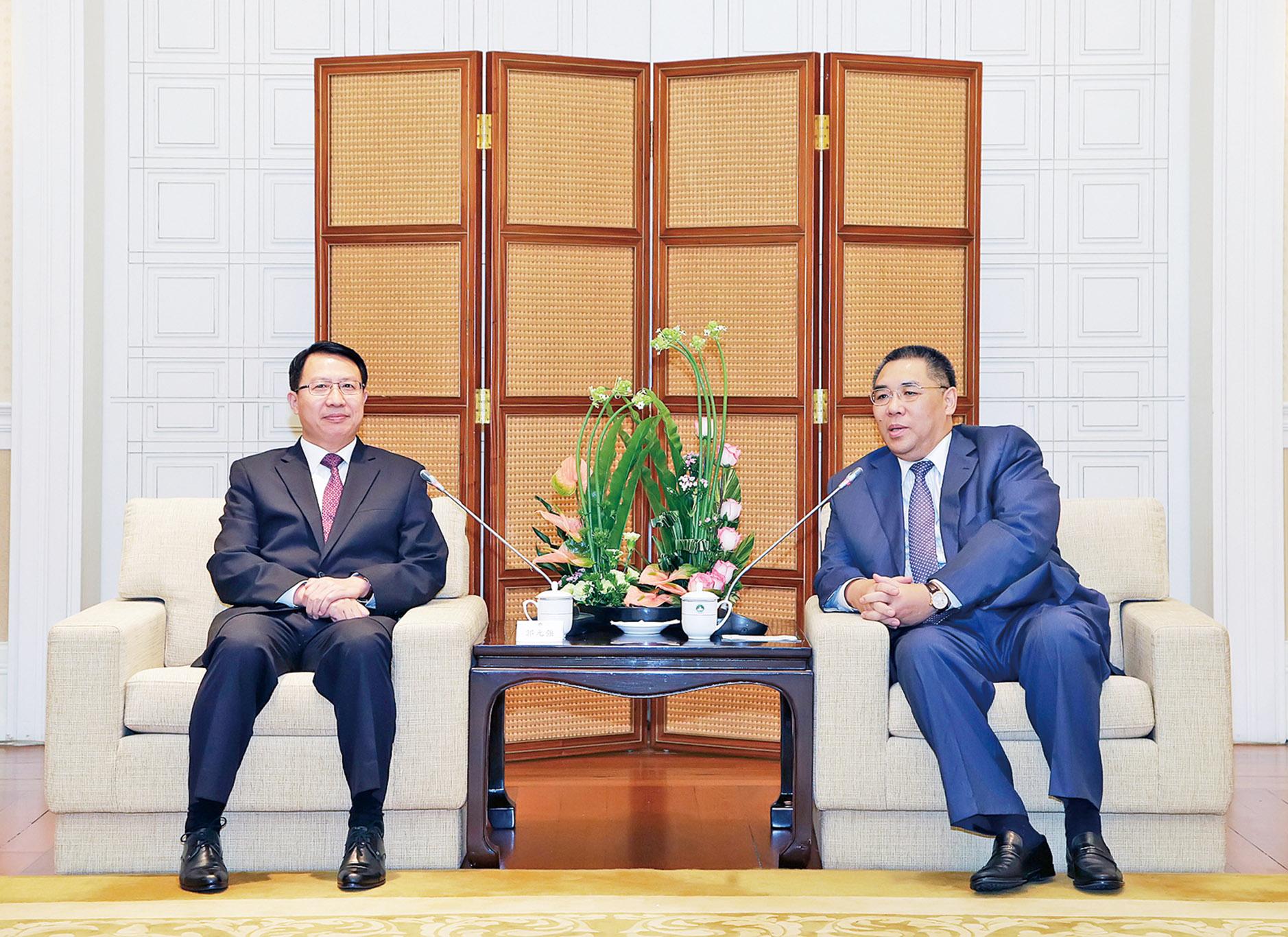 雙方就未來深化合作交流