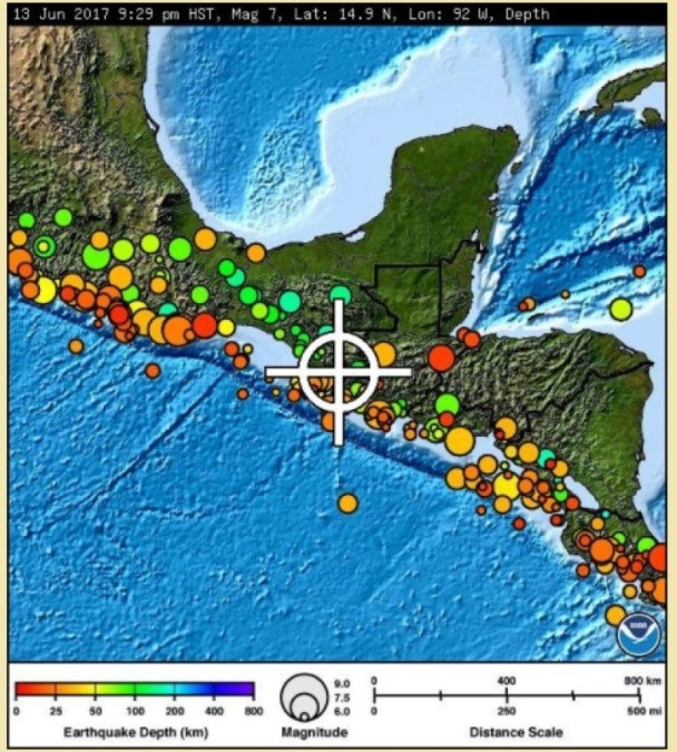 墨西哥外海發生7級地震