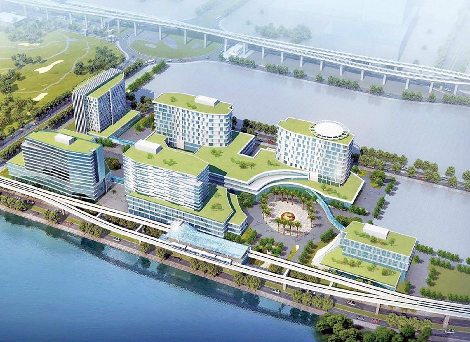 督促如期交付離島醫院圖則