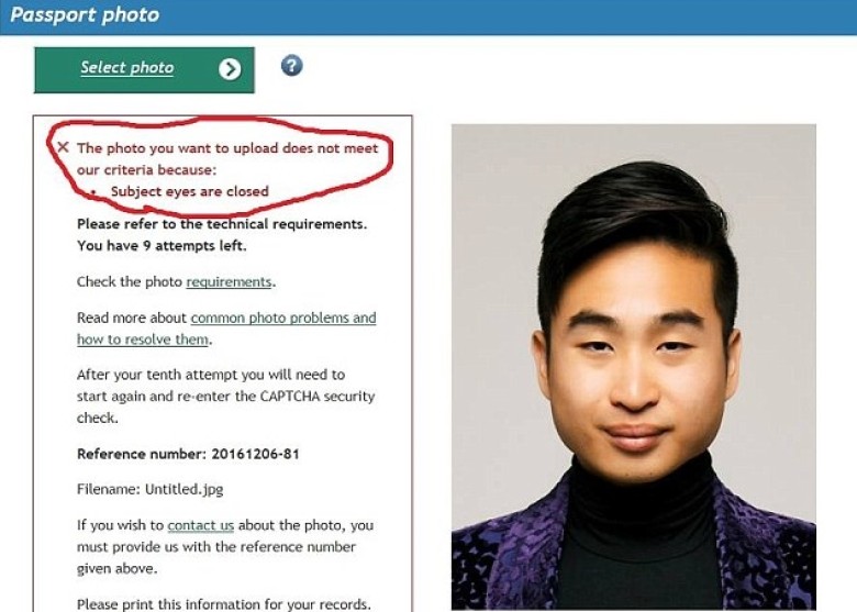 「矇豬眼」華裔男續護照被拒