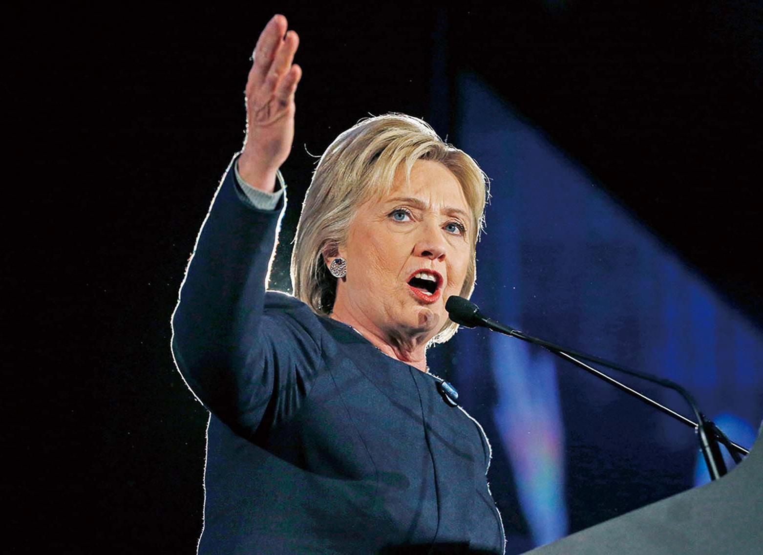 一面倒力挺希拉莉