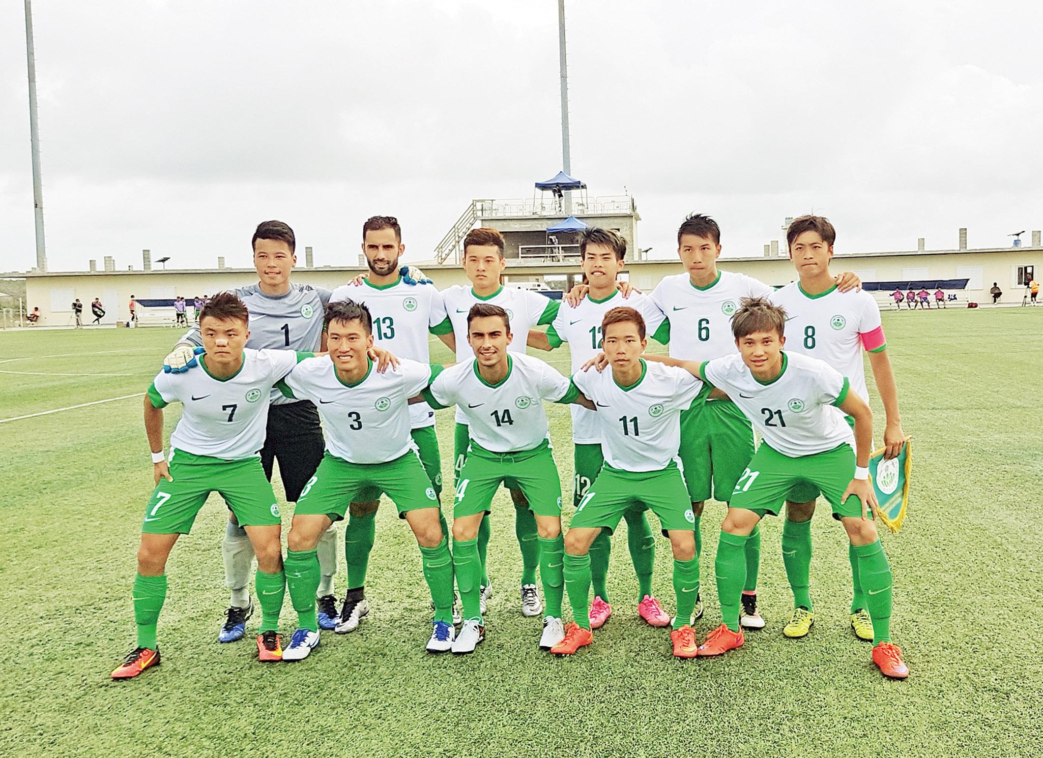 澳門男足東亞盃首圈止步