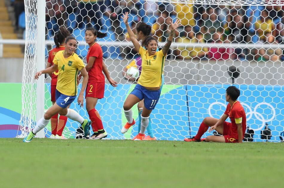 ​中國女足三球負巴西