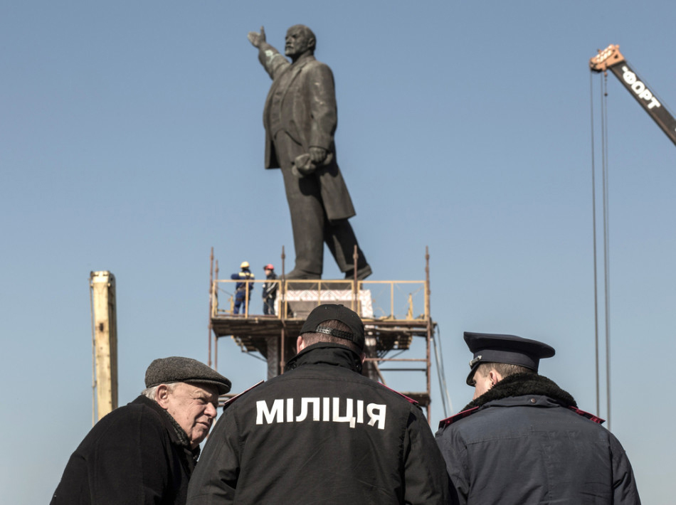 ​烏克蘭拆除境內所有列寧雕塑