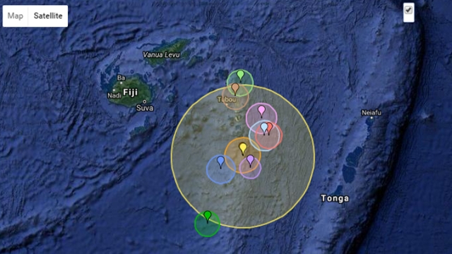 斐濟湯加發生6級以上強震