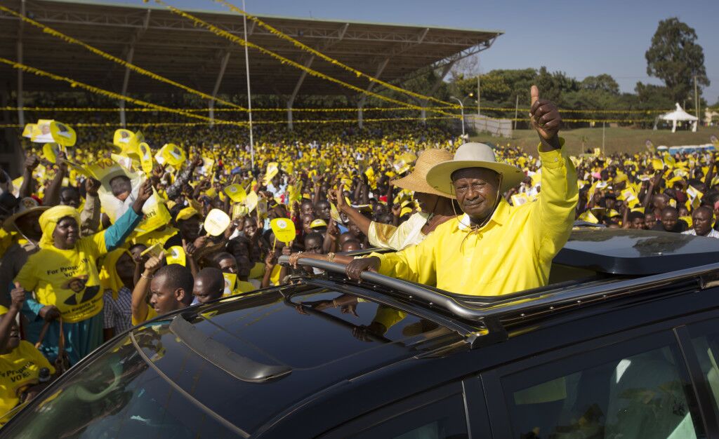穆塞韋尼五連任烏干達總統