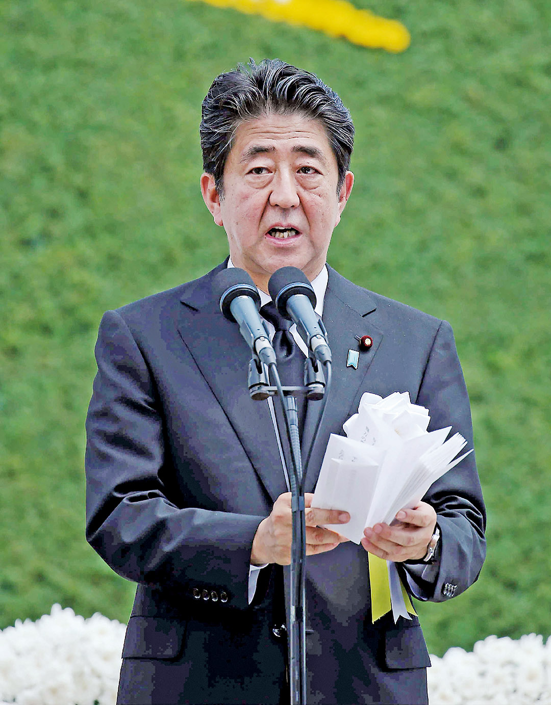 安倍未提不戰宣言