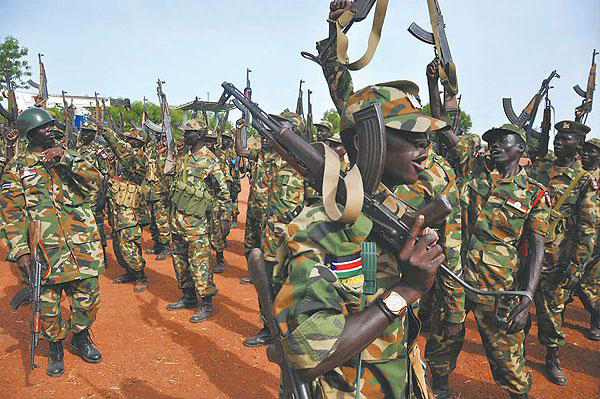 南蘇丹77名士兵被判刑